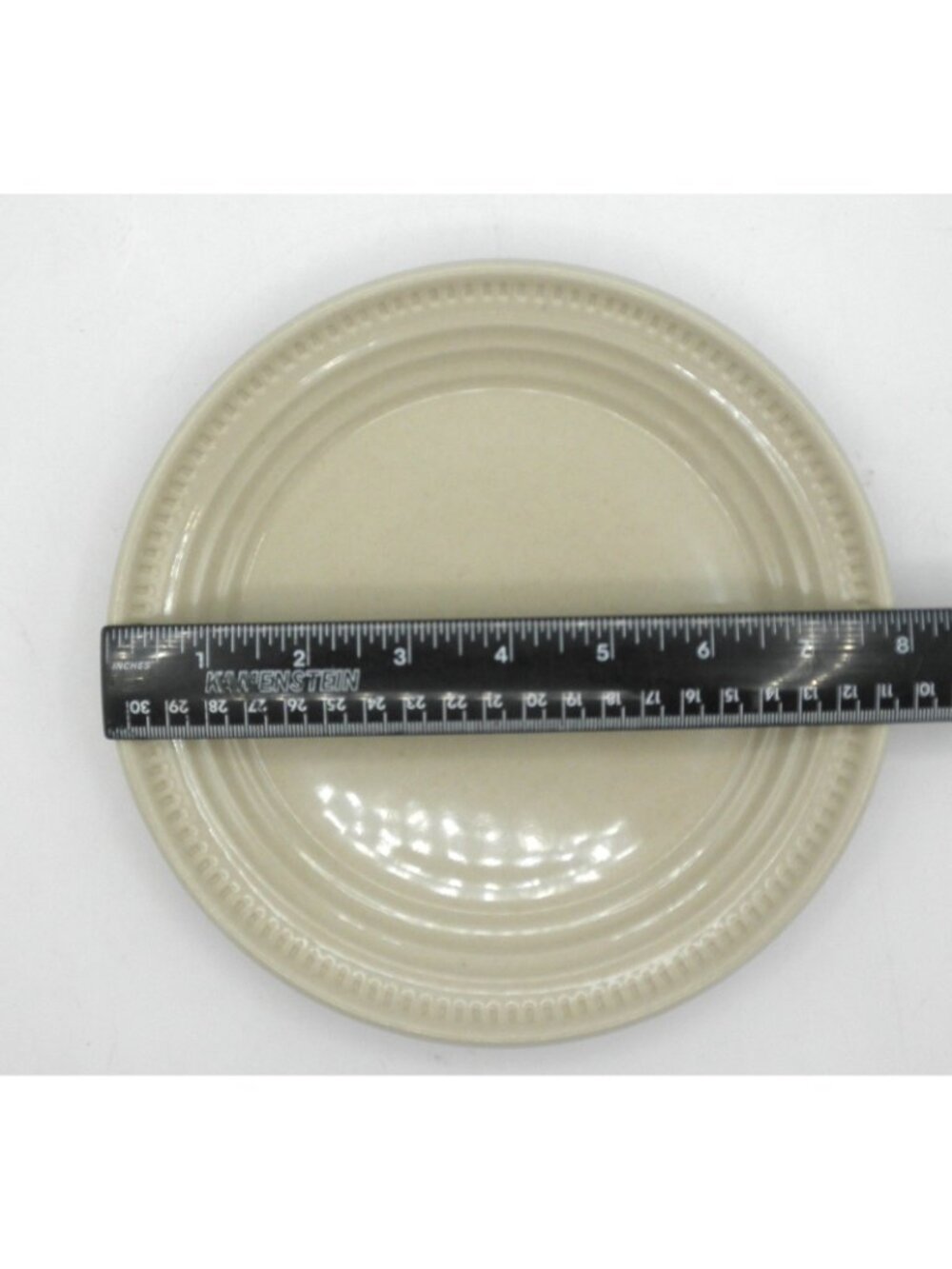 Craft Colors Oatmeal by Dansk 8 Inch Salad Plates Set of 4 Pattern Code: DANCRCO - Picture 5 of 7